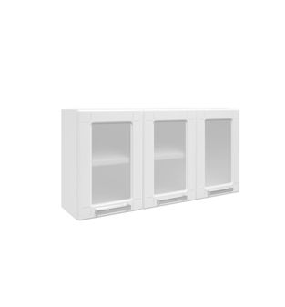 Mueble Superior Triple Puertas de Acero multipla-Blanco