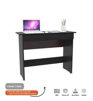 Escritorio Mesa de Computador Bertolini Color Wengue