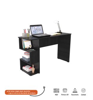 Escritorio 120 Cm Brilho Bertolini - Wengue
