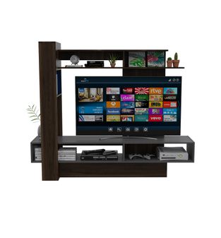 Centro de Entretenimiento Madrid Color Habano y Plomo