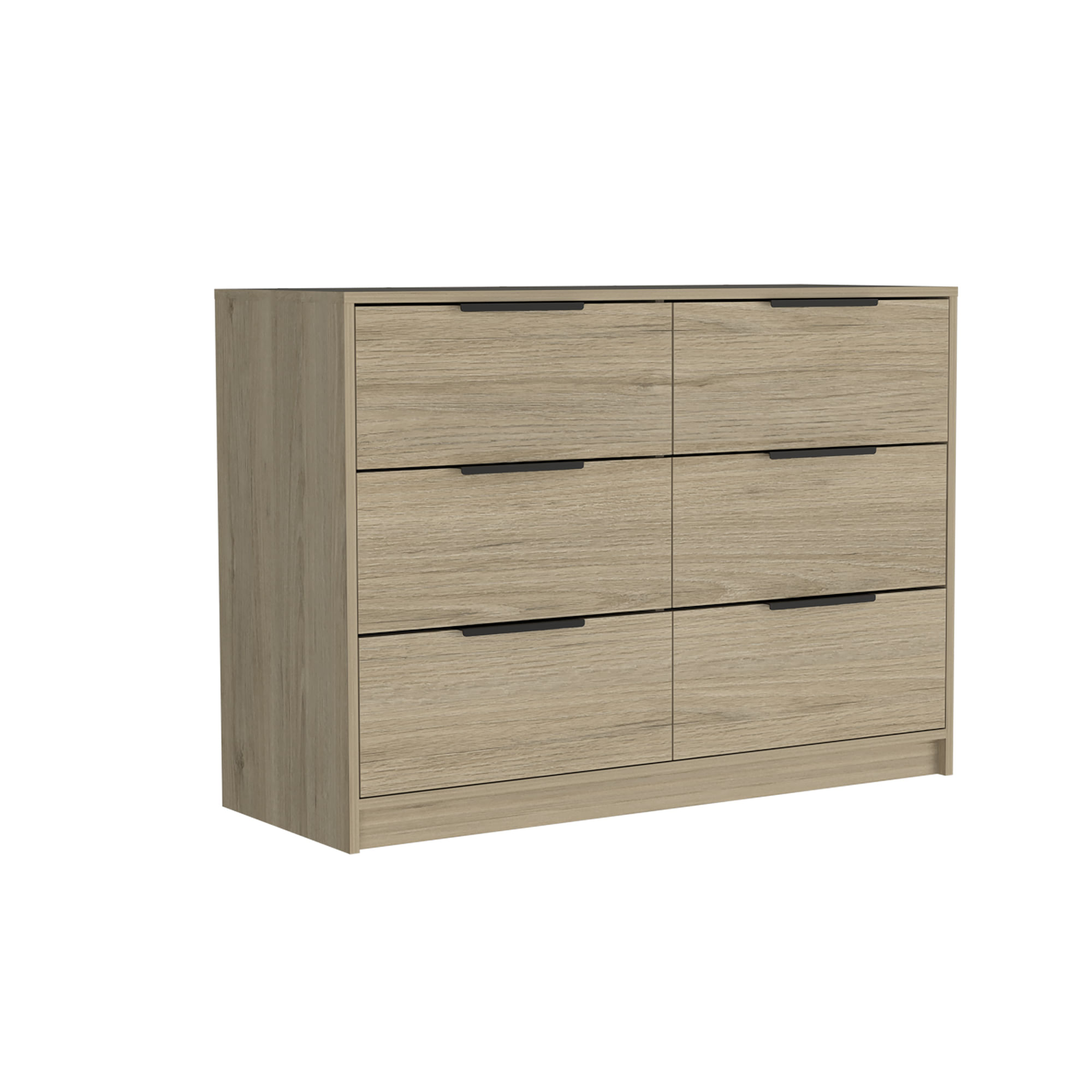 Comoda 4 Cajones Japon Color Rovere y Blanco - Bertolini Colombia