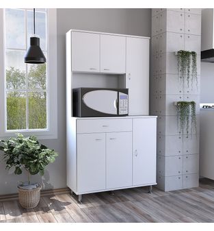 Despensa Alacena Delaware Color Blanco