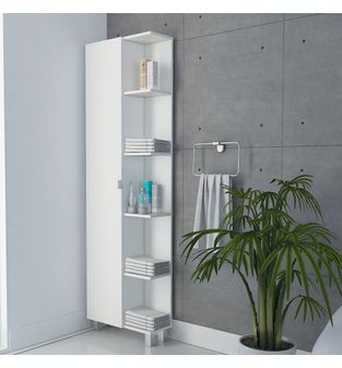 Mueble Esquinero para Baño Facto Bertolini Color Blanco