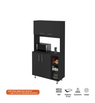 Despensa Alacena de Cocina Presidente Bertolini Color Wengue