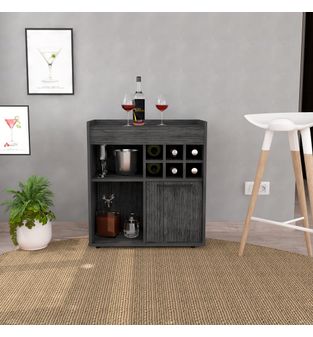 Mueble de Bar 610 Bertolini Color Roble gris