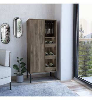 Mueble de Bar Alto Palermo Bertolini Color Bellota