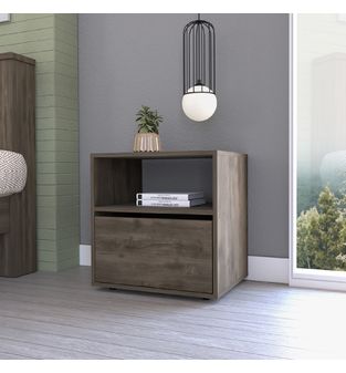 Mesa de Noche Auxiliar Noruega Bertolini Color Bellota