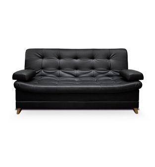 Sofa Cama Dulces sueños tipo cuero negro