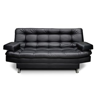 Sofa Cama Imperial tipo cuero negro