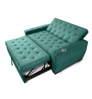 Sofa Cama Soft en turquesa