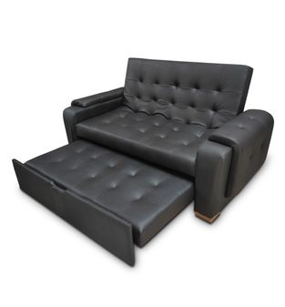 Sofa Cama Encanto tipo cuero negro