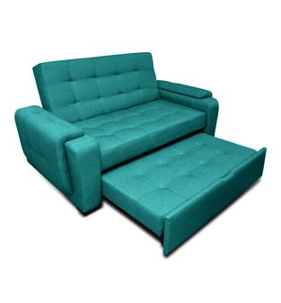 Sofa Cama Encanto en turquesa