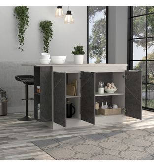 Barra para Cocina Interon Bertolini Color Niebla y Onix