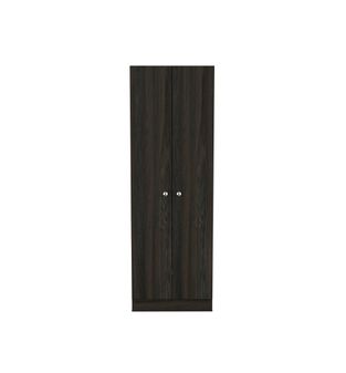 Mueble Alacena Despensa de Cocina Bertolini Color Carbon y Wengue