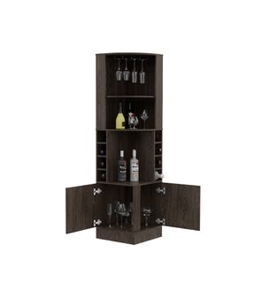 Mueble de Bar Esquinero Braz Bertolini de Color Coñac