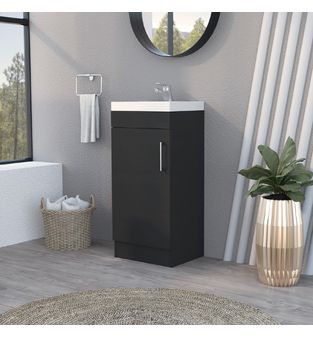 Mueble Inferior para Baño Lotus Bertolini Color Wengue