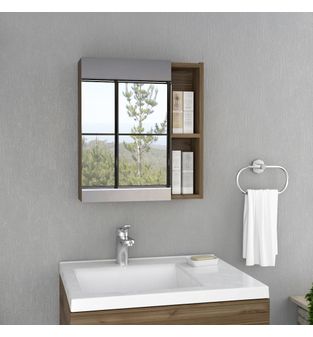 Mueble para Microondas Cocina Ferradura Bertolini Color Blanco y Bellota