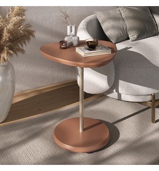 Mesa De Noche Auxiliar Bel Color Rosa