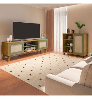 Combo Mueble TV 75" Incluye Bife