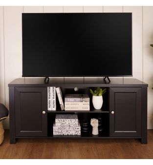 Mueble para tv de hasta 65" en MDP 150cm Classic Negro