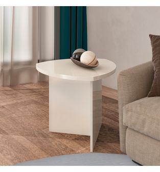 Mesa Auxiliar o de apoyo en MDP 50cm Blanco