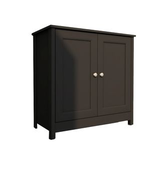 Mueble Bifet 80cm en MDP 2 puertas Negro