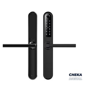 Cerradura Digital Pico Loro Cheka Black Mate