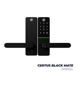 Cerradura Digital Certus Black Mate