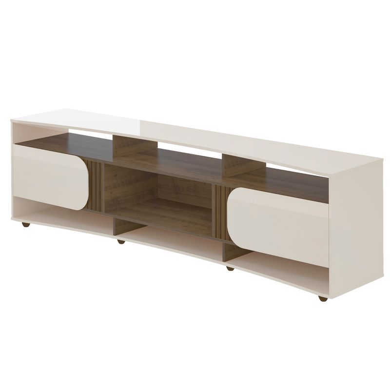 Rack Elegance Off White com Pinho Ripado -1-