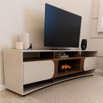 Rack Elegance Off White com Pinho Ripado Foto Real -1-