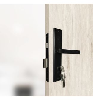 Kit de cerradura de incrustar Apolo 45 Black 6014