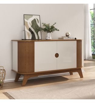 Mueble Bifé Vivaldi estilo Retro75x140x45cm Cerezo Off White