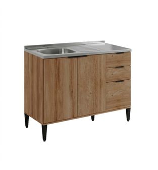 Mueble inferior de cocina 120cm lavaplatos Izq Freijo